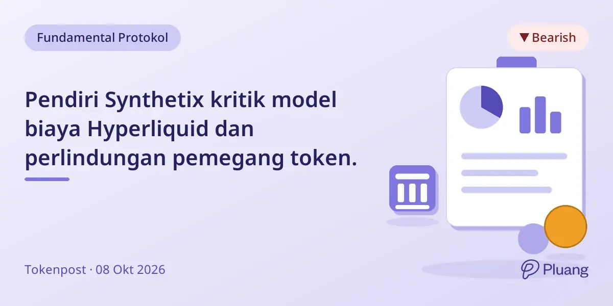 Pendiri Synthetix kritik model biaya Hyperliquid dan perlindungan pemegang token.