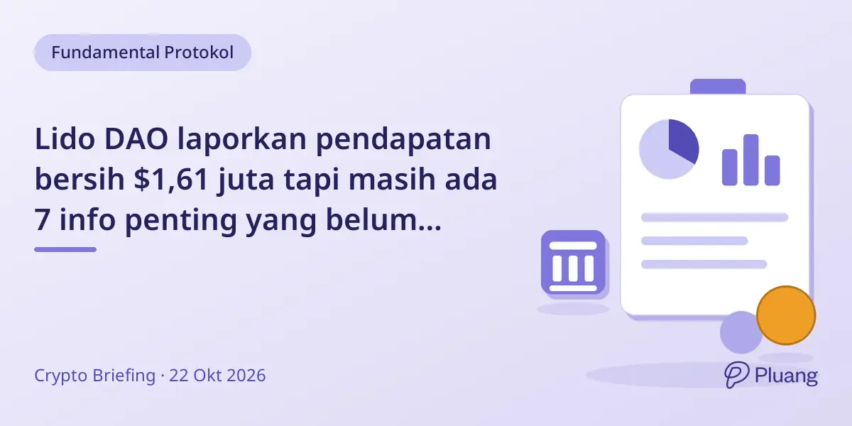 Lido DAO laporkan pendapatan bersih $1,61 juta tapi masih ada 7 info penting yang belum lengkap