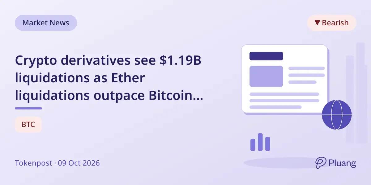 Crypto derivatives see $1.19B liquidations as E...