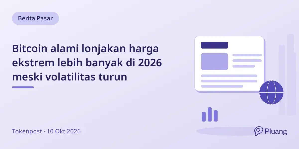 Bitcoin alami lonjakan harga ekstrem lebih banyak di 2026 meski volatilitas turun