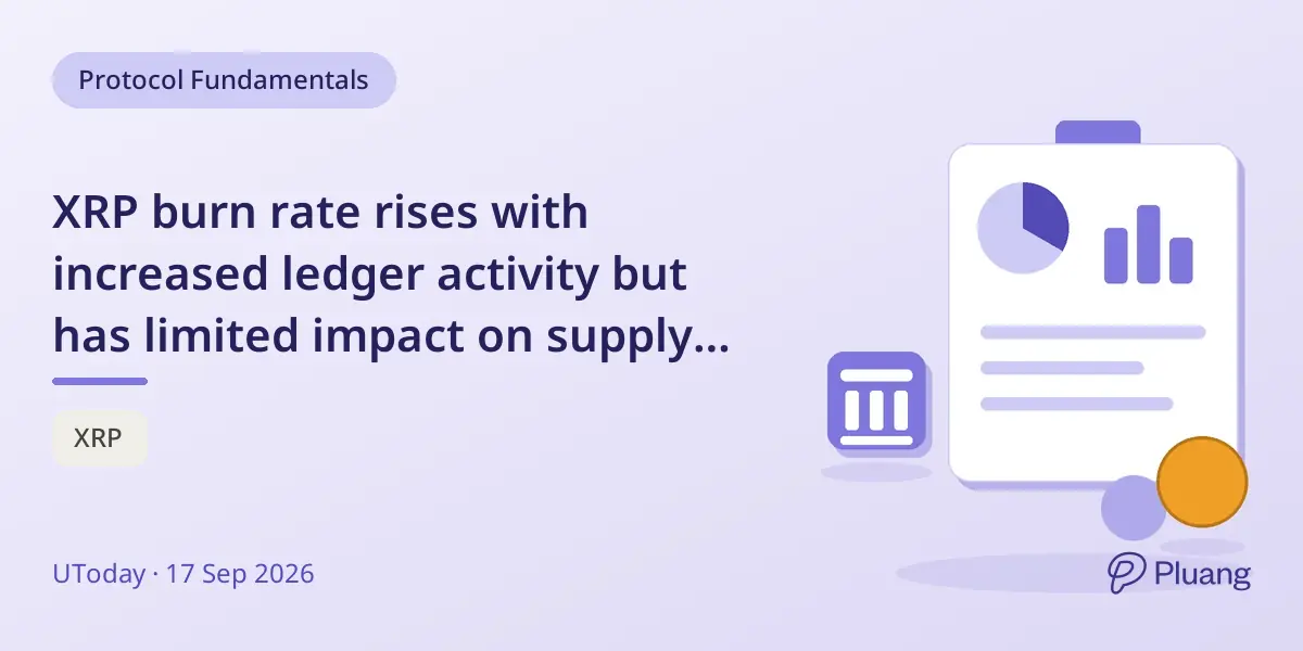 XRP burn rate rises with increased ledger activity but has limited impact on supply and price.