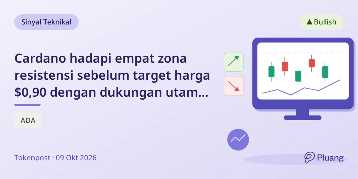 Cardano hadapi empat zona resistensi sebelum target harga $0,90 dengan dukungan utama di $0,22-$0,25.