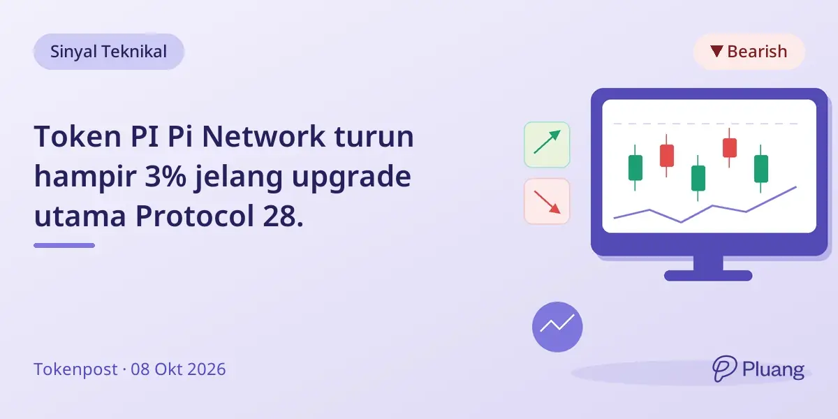 Token PI Pi Network turun hampir 3% jelang upgrade utama Protocol 28.