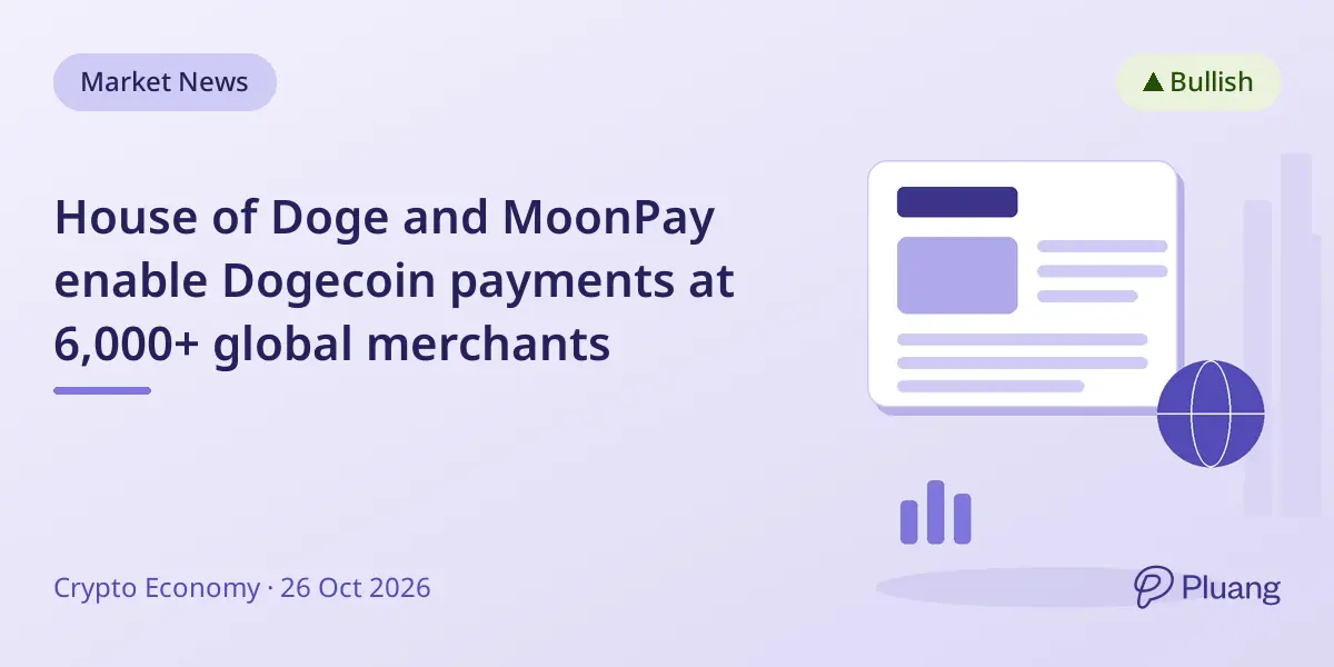 House of Doge and MoonPay enable Dogecoin payments at 6,000+ global merchants