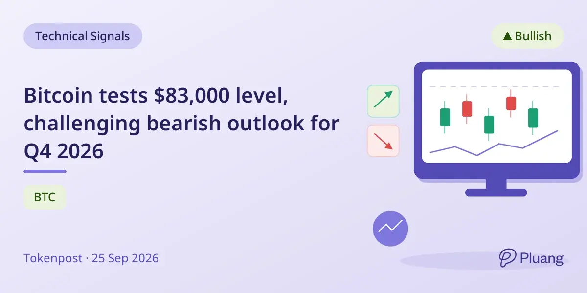 Bitcoin tests $83,000 level, challenging bearish outlook for Q4 2026