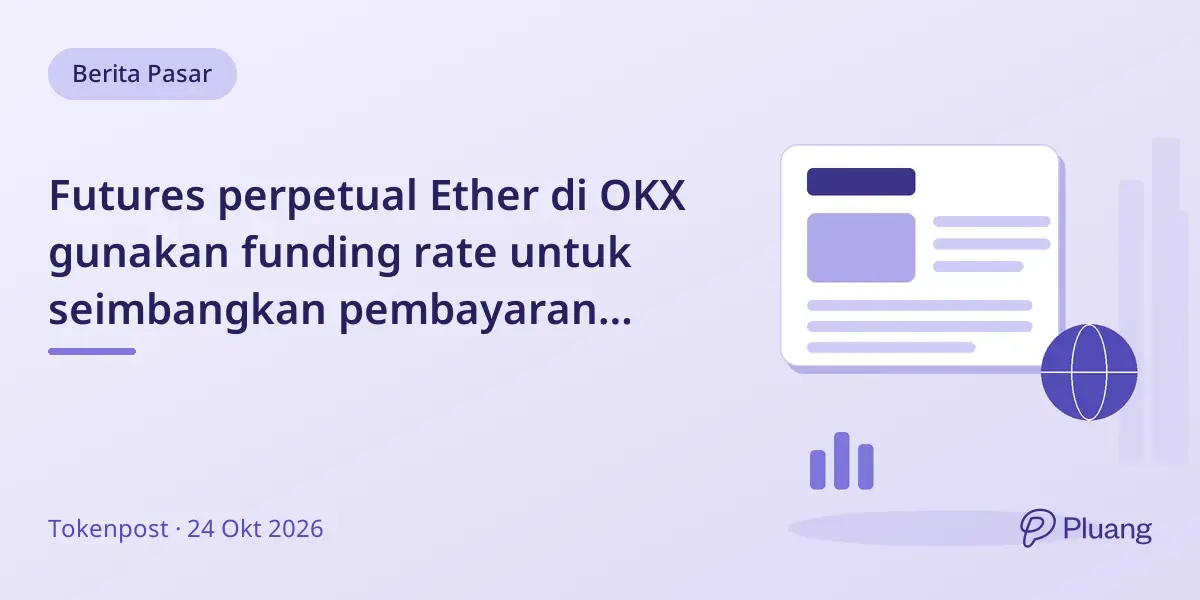 Futures perpetual Ether di OKX gunakan funding rate untuk seimbangkan pembayaran antara trader long dan short.