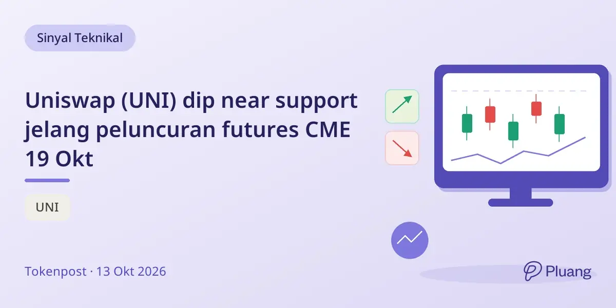 Uniswap (UNI) dip near support jelang peluncuran futures CME 19 Okt