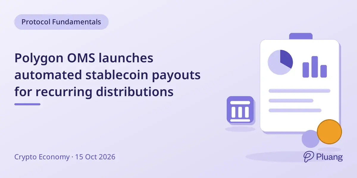 Polygon OMS launches automated stablecoin payouts for recurring distributions
