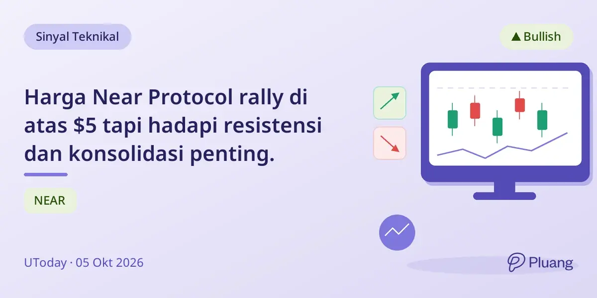 Harga Near Protocol rally di atas $5 tapi hadapi resistensi dan konsolidasi penting.