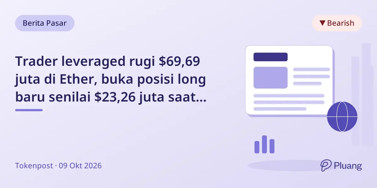 Trader leveraged rugi $69,69 juta di Ether, buka posisi long baru senilai $23,26 juta saat harga ETH turun