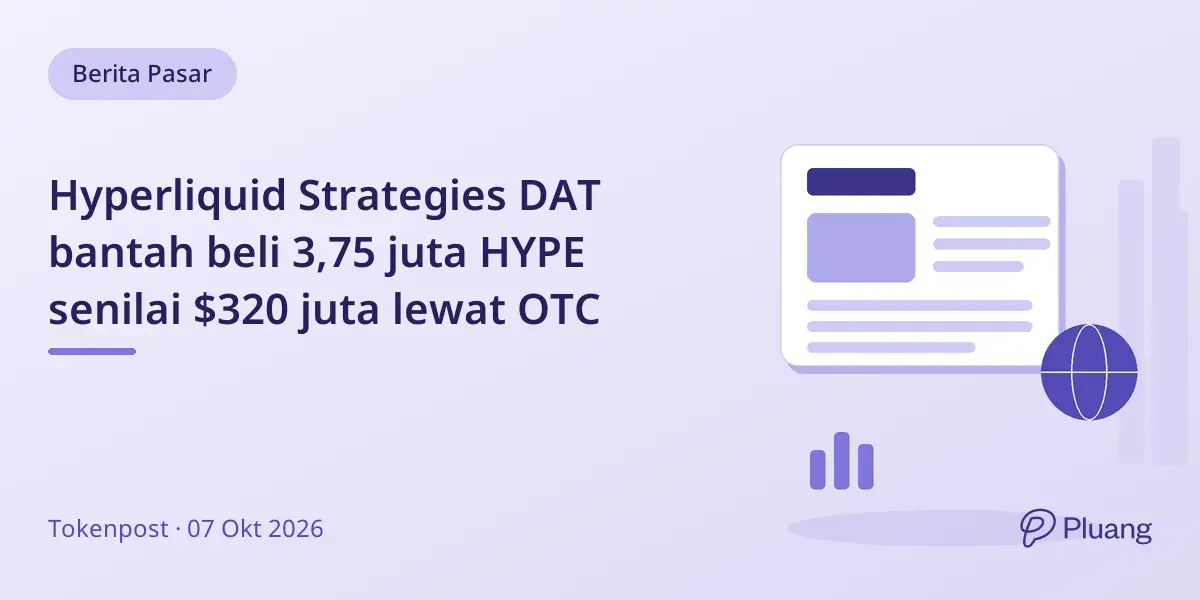 Hyperliquid Strategies DAT bantah beli 3,75 juta HYPE senilai $320 juta lewat OTC