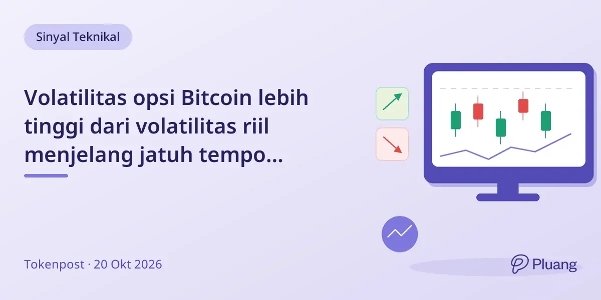 Volatilitas opsi Bitcoin lebih tinggi dari volatilitas riil menjelang jatuh tempo Oktober