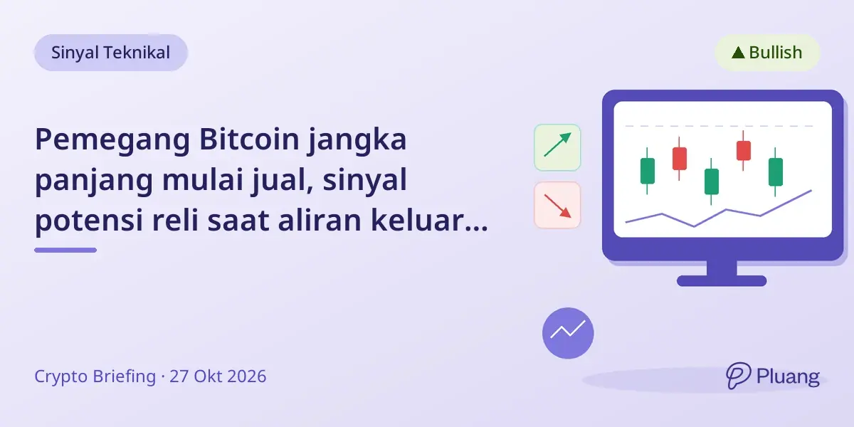 Pemegang Bitcoin jangka panjang mulai jual, sinyal potensi reli saat aliran keluar melambat.