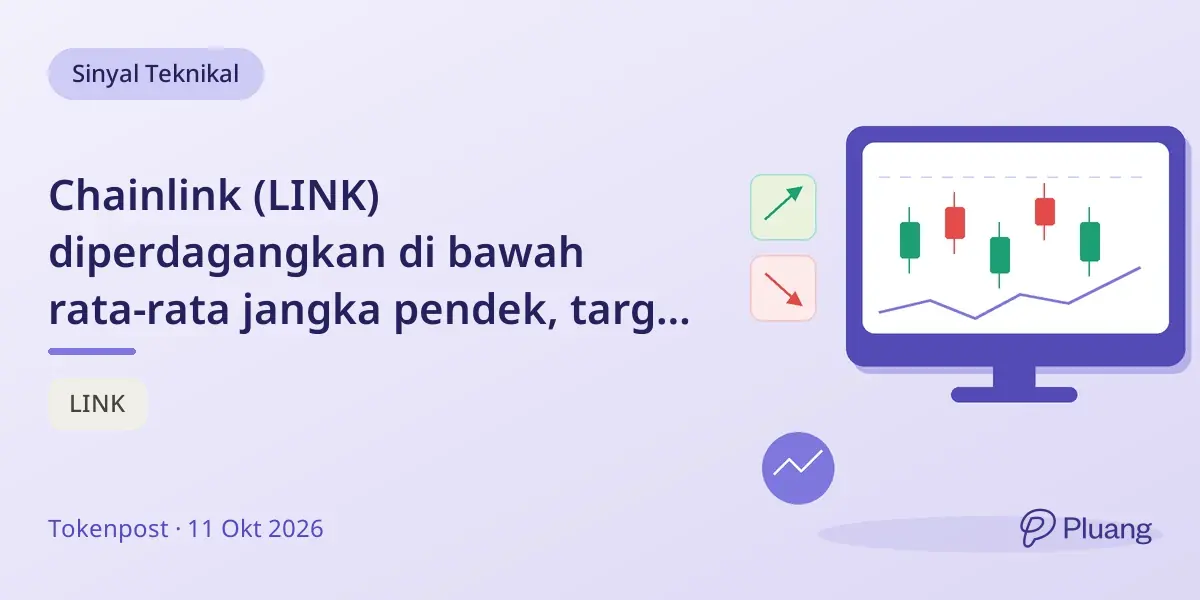 Chainlink (LINK) diperdagangkan di bawah rata-rata jangka pendek, target resistance $18,40 dan breakout $67.