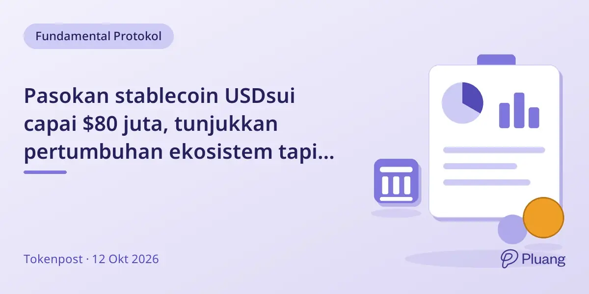 Pasokan stablecoin USDsui capai $80 juta, tunjukkan pertumbuhan ekosistem tapi adopsi pengguna belum jelas