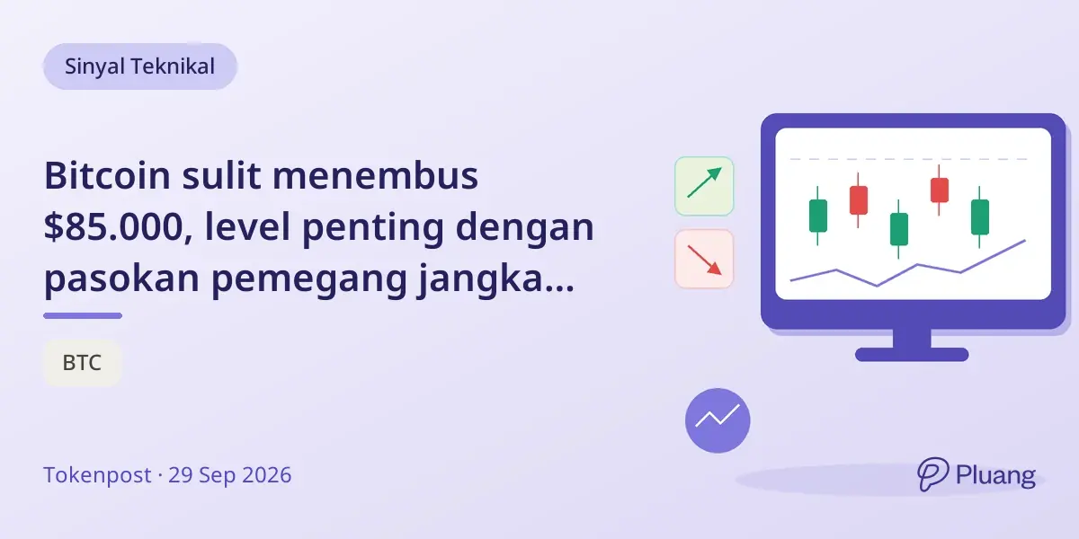 Bitcoin sulit menembus $85.000, level penting dengan pasokan pemegang jangka panjang yang besar.