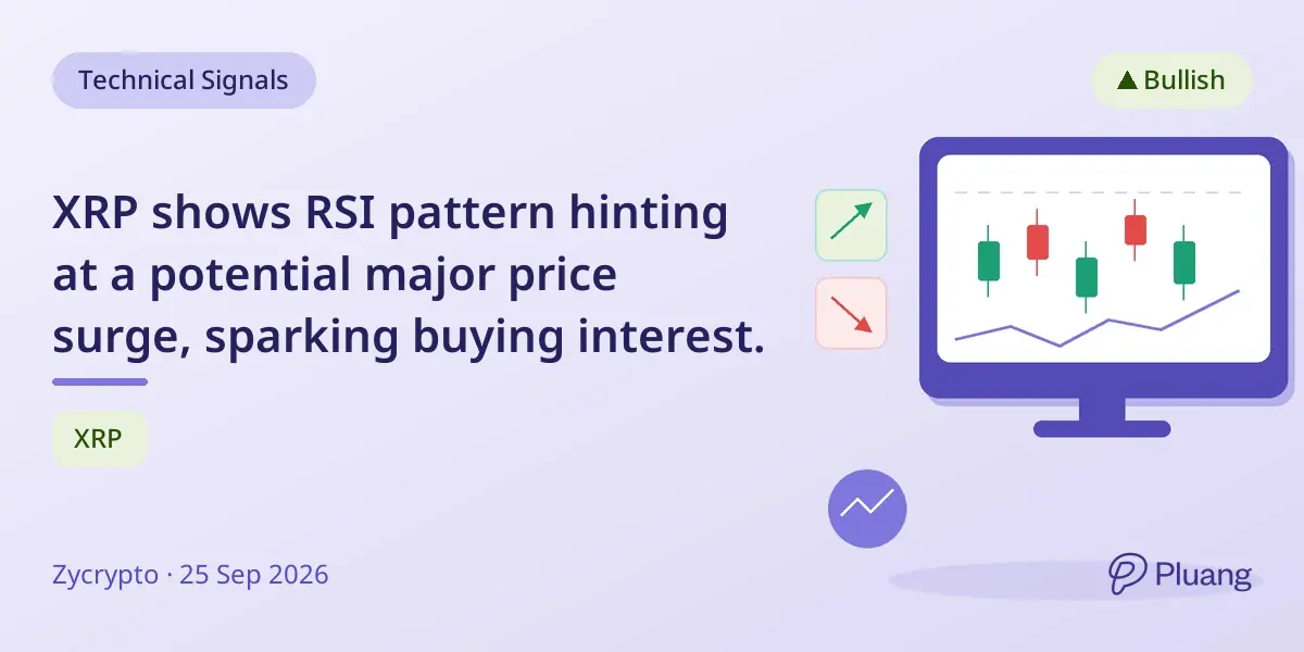 XRP shows RSI pattern hinting at a potential major price surge, sparking buying interest.