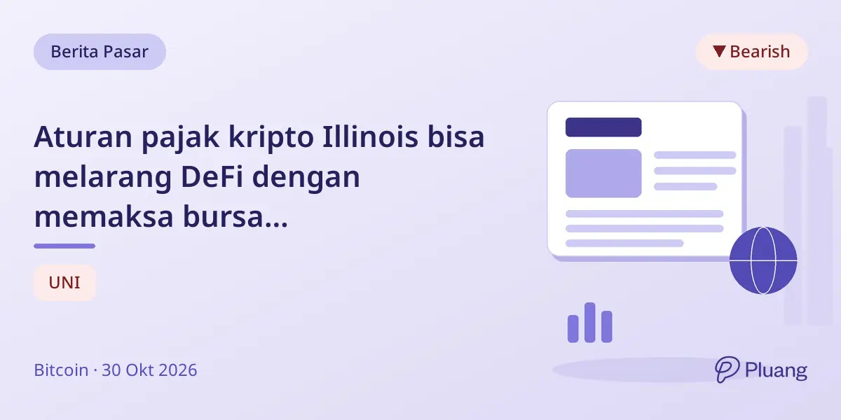 Aturan pajak kripto Illinois bisa melarang DeFi dengan memaksa bursa terdesentralisasi jadi pemungut pajak.