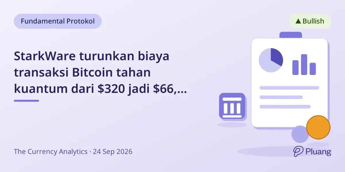 StarkWare turunkan biaya transaksi Bitcoin tahan kuantum dari $320 jadi $66, tingkatkan keamanan masa depan.