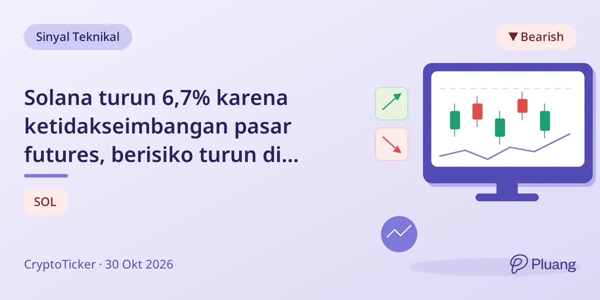 Solana turun 6,7% karena ketidakseimbangan pasar futures, berisiko turun di bawah level dukungan $92,64