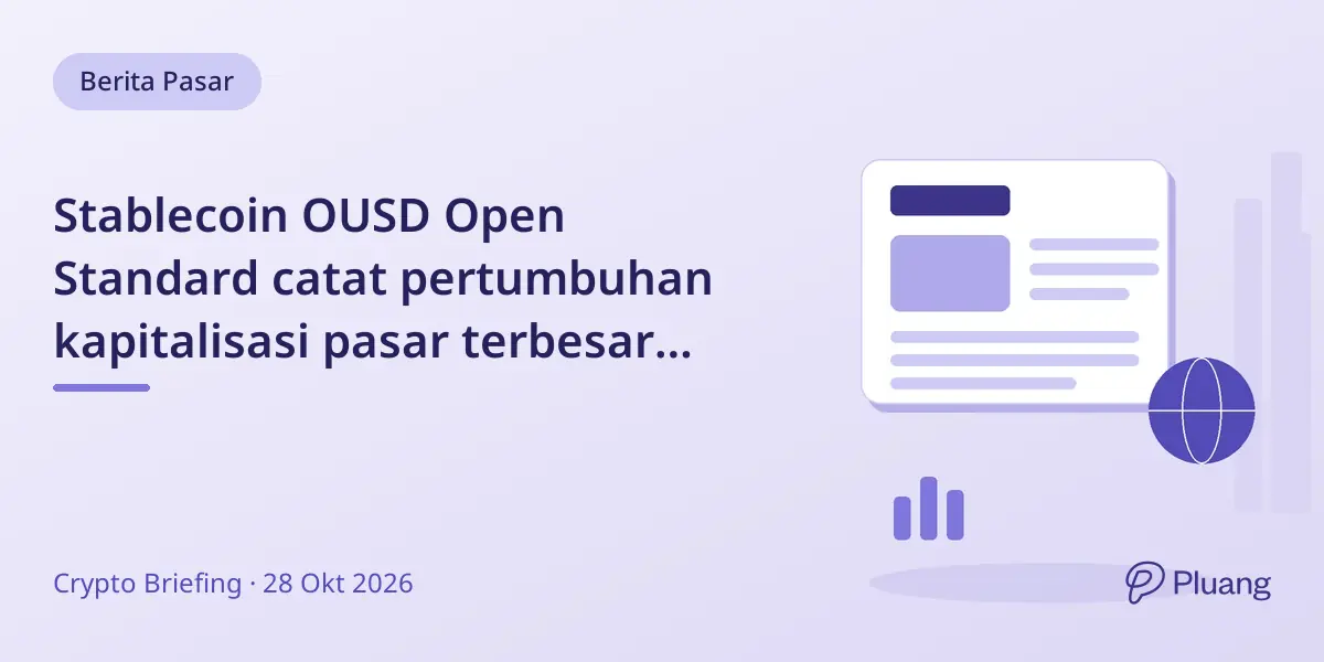 Stablecoin OUSD Open Standard catat pertumbuhan kapitalisasi pasar terbesar dalam 30 hari dengan kenaikan $794 juta sejak peluncuran
