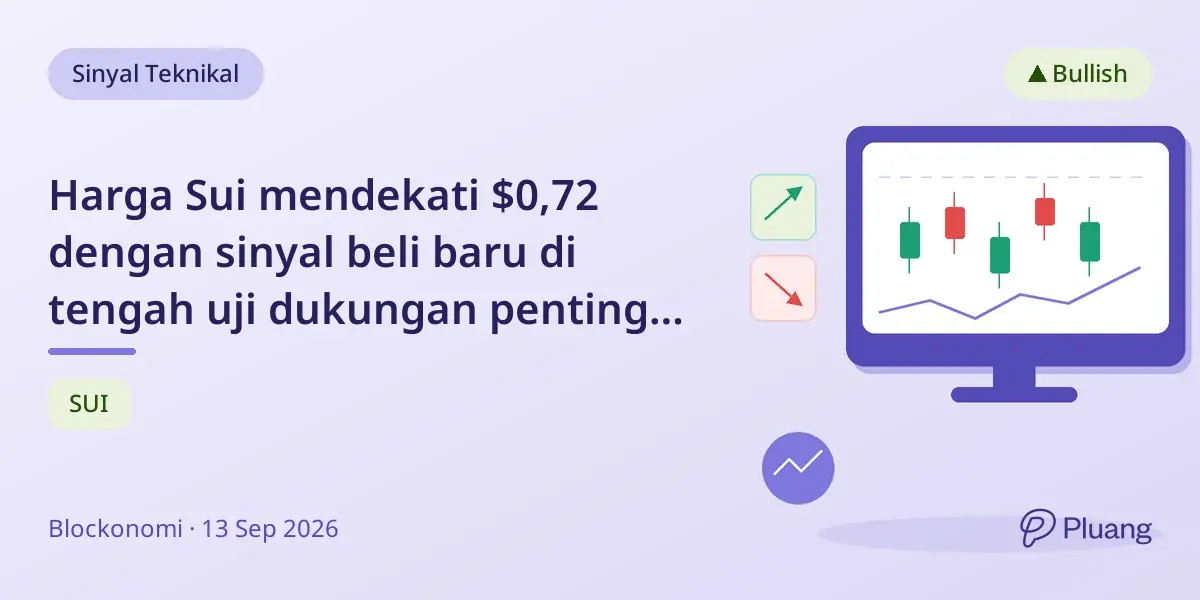 Harga Sui mendekati $0,72 dengan sinyal beli baru di tengah uji dukungan penting dan akses institusional yang meningkat.