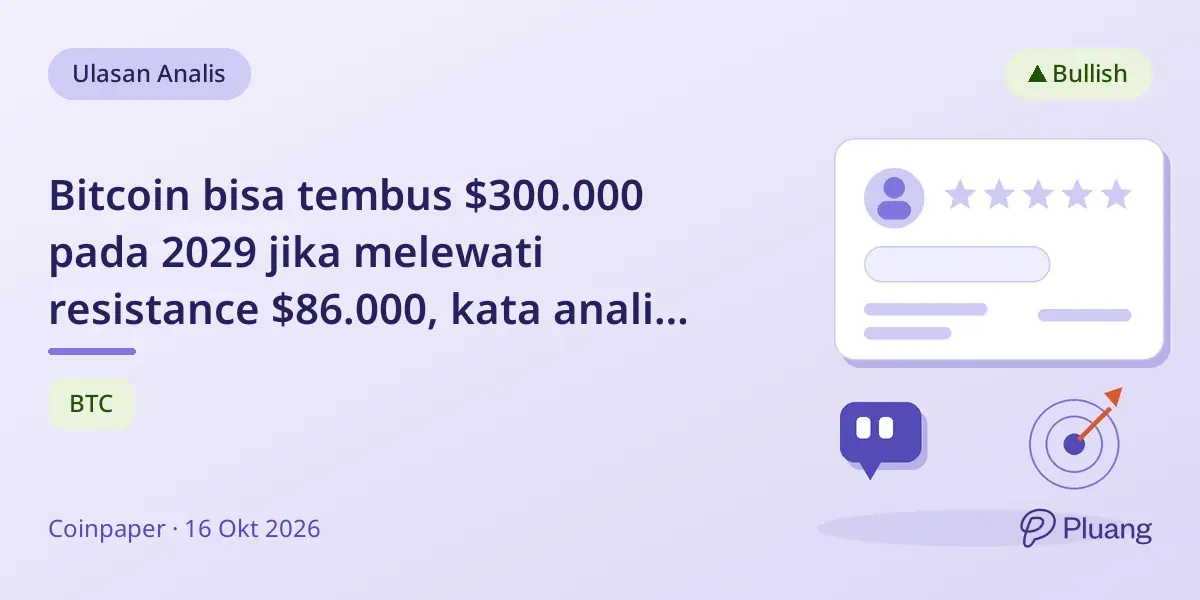 Bitcoin bisa tembus $300.000 pada 2029 jika melewati resistance $86.000, kata analis Fidelity.
