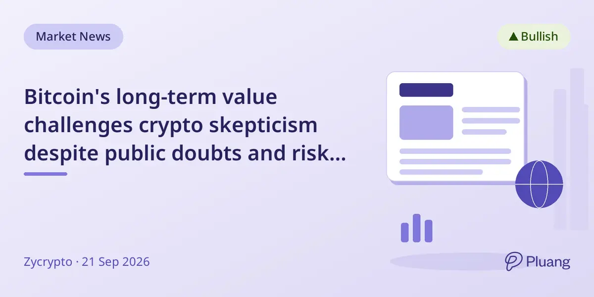 Bitcoin's long-term value challenges crypto skepticism despite public doubts and risky market perceptions.