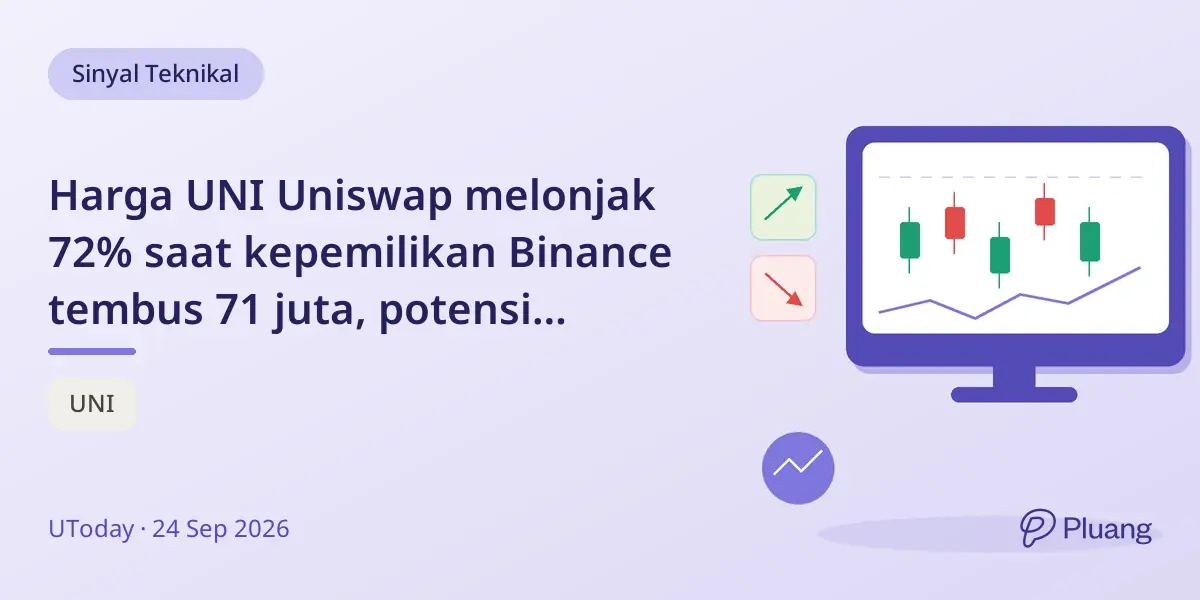 Harga UNI Uniswap melonjak 72% saat kepemilikan Binance tembus 71 juta, potensi tekanan jual meningkat.