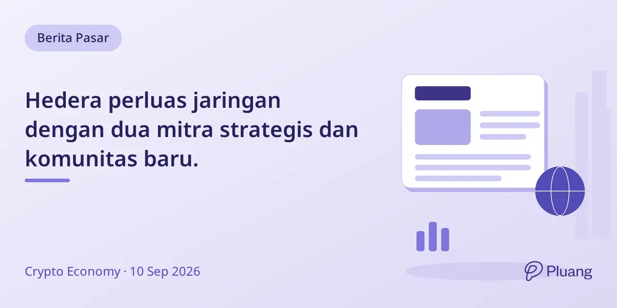 Hedera perluas jaringan dengan dua mitra strategis dan komunitas baru.