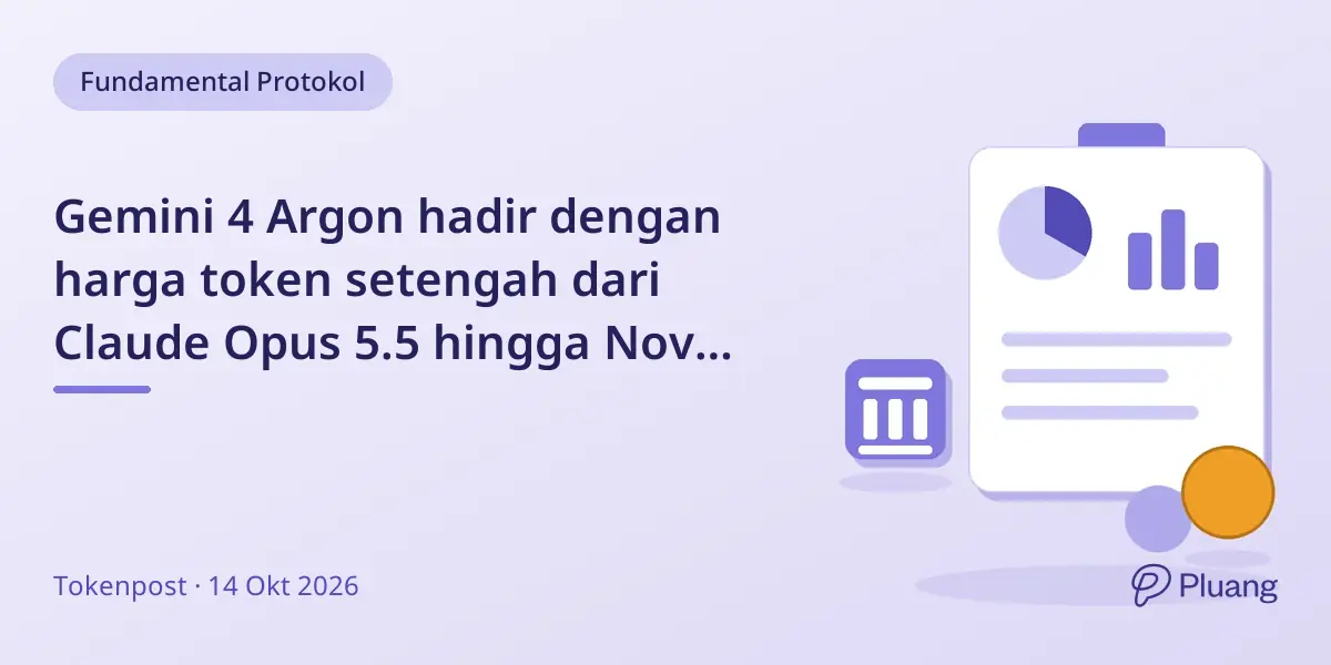 Gemini 4 Argon hadir dengan harga token setengah dari Claude Opus 5.5 hingga Nov 2026