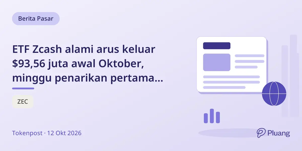 ETF Zcash alami arus keluar $93,56 juta awal Oktober, minggu penarikan pertama sejak Agustus