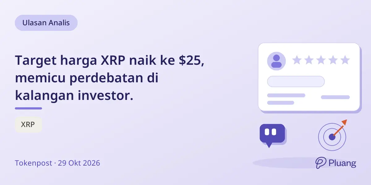 Target harga XRP naik ke $25, memicu perdebatan di kalangan investor.