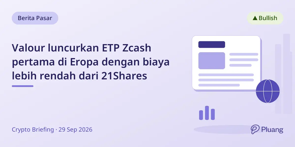 Valour luncurkan ETP Zcash pertama di Eropa dengan biaya lebih rendah dari 21Shares