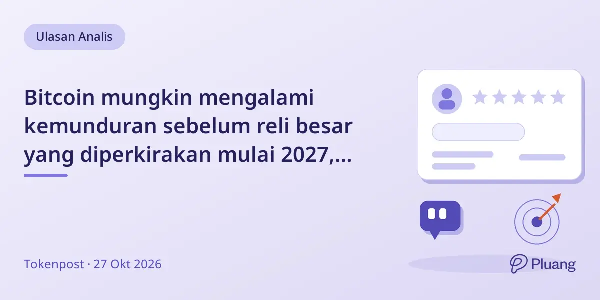 Bitcoin mungkin mengalami kemunduran sebelum reli besar yang diperkirakan mulai 2027, kata pendiri eToro.