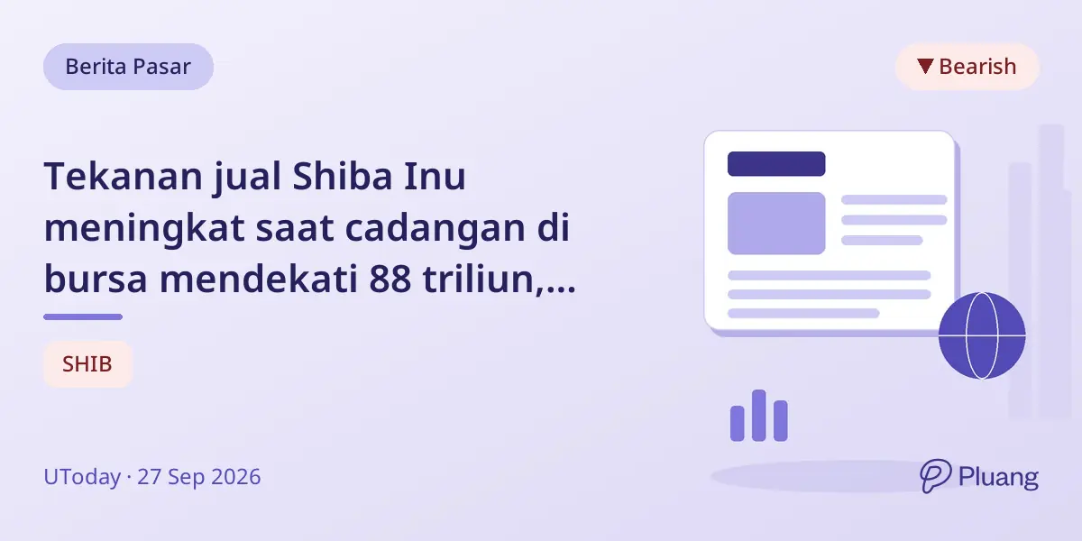 Tekanan jual Shiba Inu meningkat saat cadangan di bursa mendekati 88 triliun, pemulihan harga terhenti.