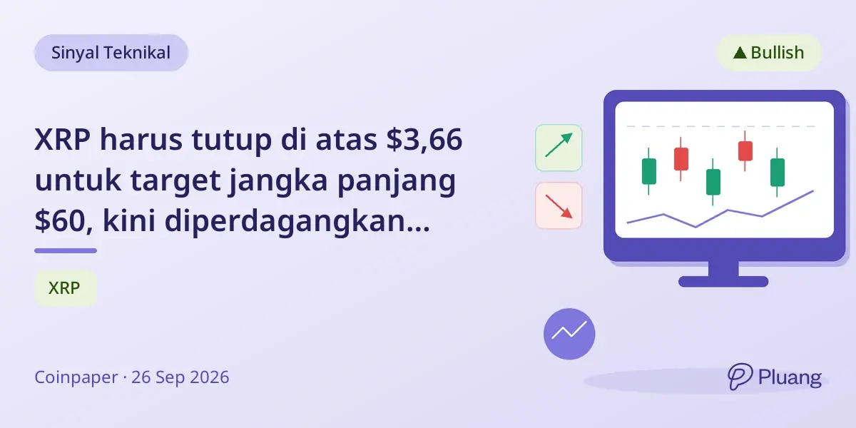 XRP harus tutup di atas $3,66 untuk target jangka panjang $60, kini diperdagangkan sekitar $1,57.