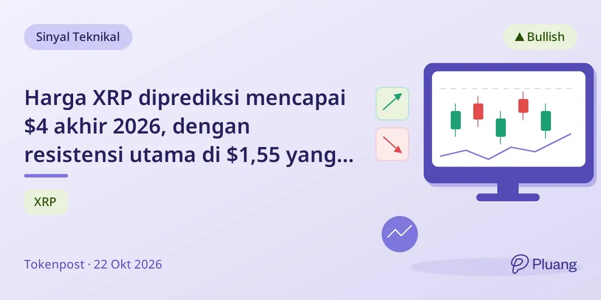 Harga XRP diprediksi mencapai $4 akhir 2026, dengan resistensi utama di $1,55 yang harus ditembus dulu.