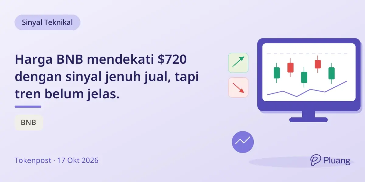 Harga BNB mendekati $720 dengan sinyal jenuh jual, tapi tren belum jelas.