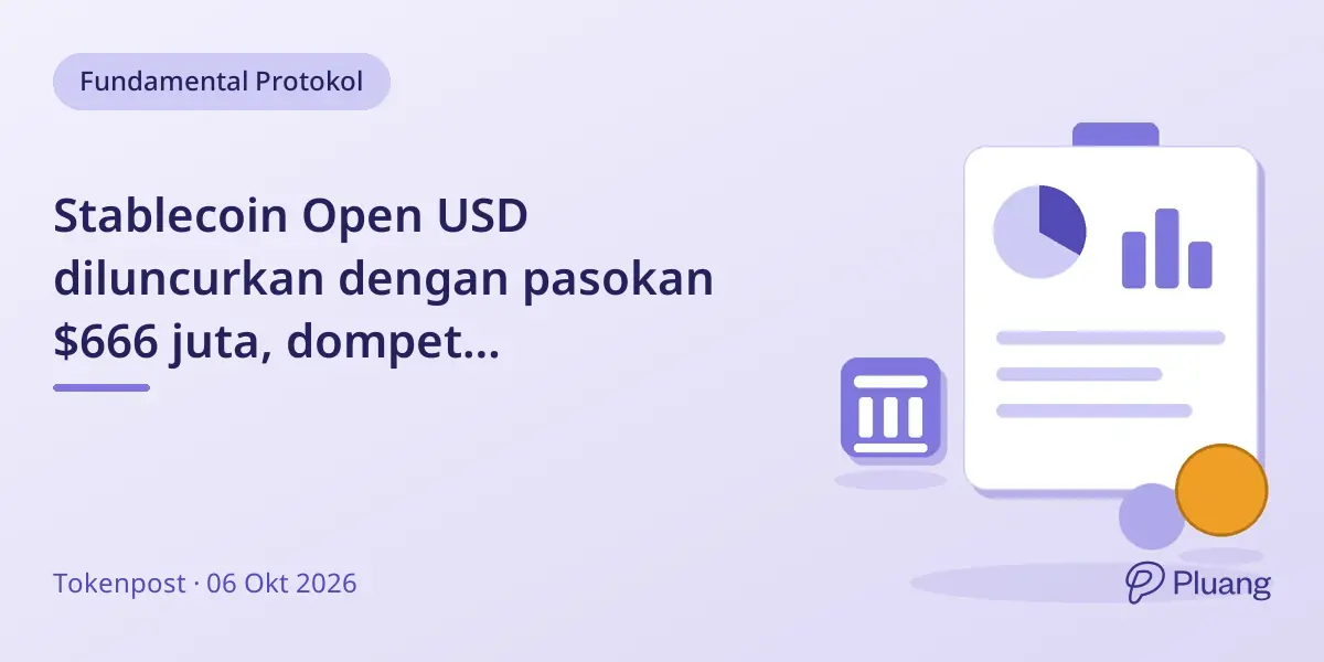 Stablecoin Open USD diluncurkan dengan pasokan $666 juta, dompet terkonsentrasi, volume perdagangan rendah.