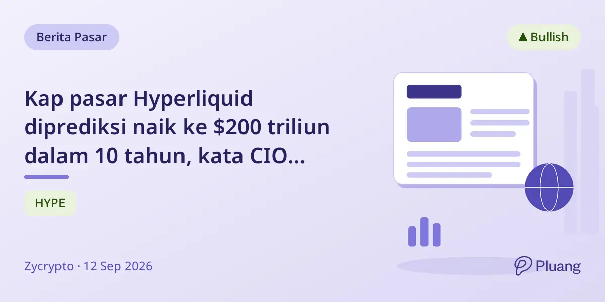 Kap pasar Hyperliquid diprediksi naik ke $200 triliun dalam 10 tahun, kata CIO Bitwise Matt Hougan.