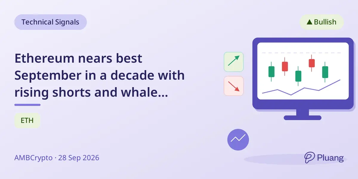 Ethereum nears best September in a decade with rising shorts and whale accumulation signaling a potential $3k rally.