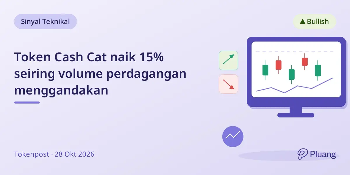 Token Cash Cat naik 15% seiring volume perdagangan menggandakan