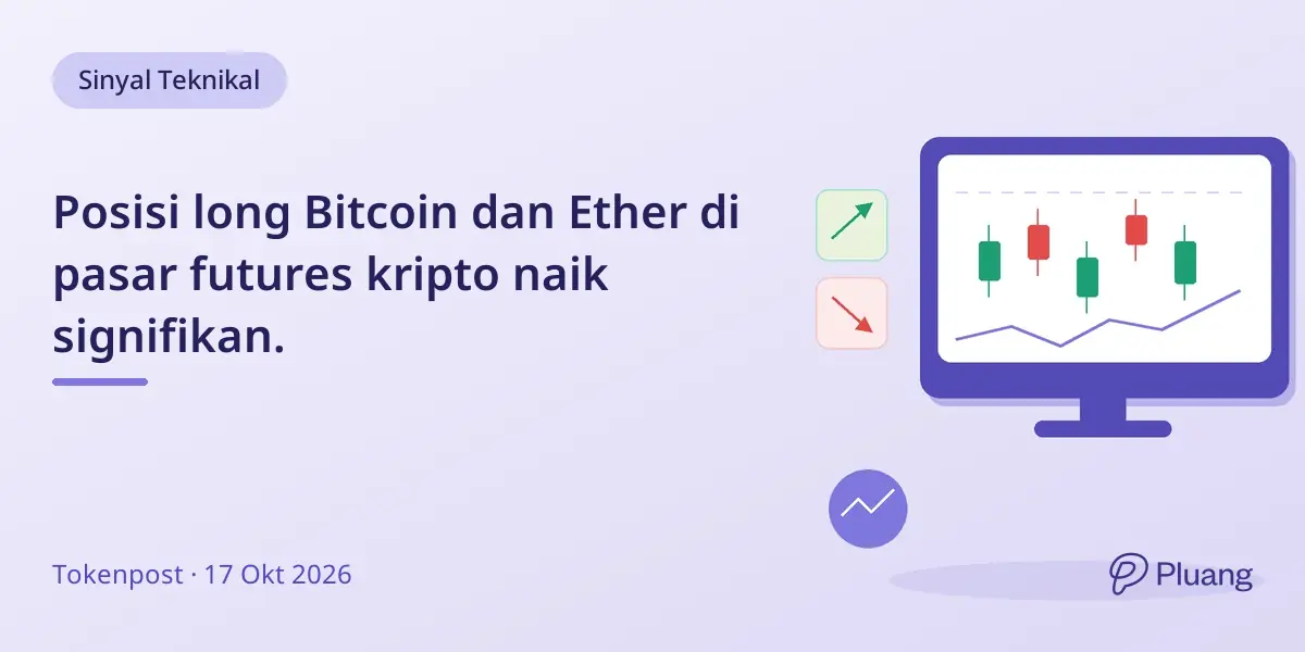 Posisi long Bitcoin dan Ether di pasar futures kripto naik signifikan.