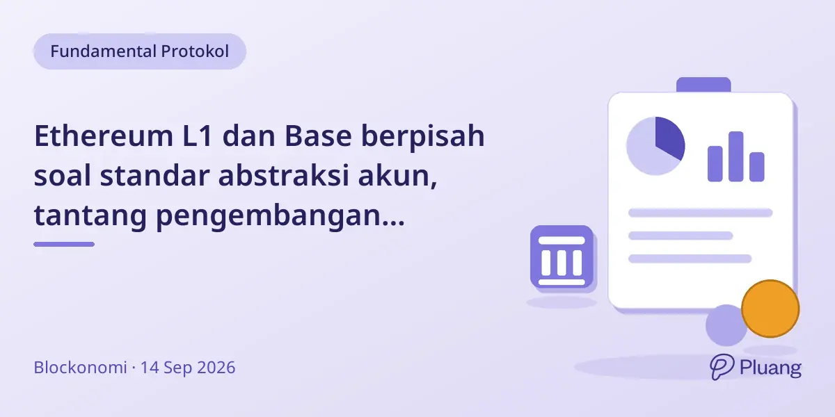 Ethereum L1 dan Base berpisah soal standar abstraksi akun, tantang pengembangan dompet digital.