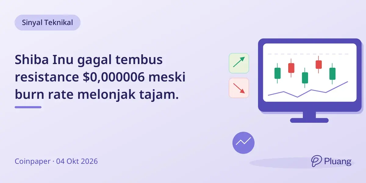 Shiba Inu gagal tembus resistance $0,000006 meski burn rate melonjak tajam.