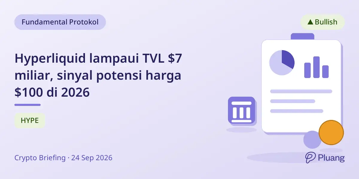 Hyperliquid lampaui TVL $7 miliar, sinyal potensi harga $100 di 2026