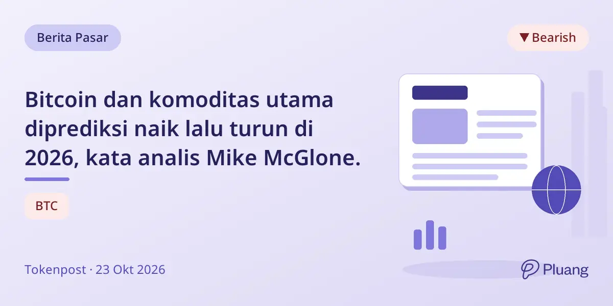 Bitcoin dan komoditas utama diprediksi naik lalu turun di 2026, kata analis Mike McGlone.