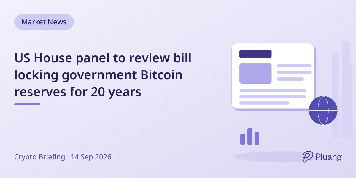 US House panel to review bill locking government Bitcoin reserves for 20 years