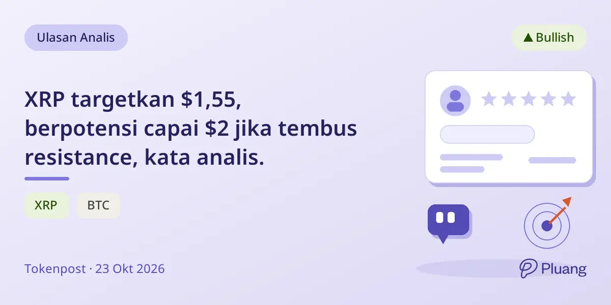 XRP targetkan $1,55, berpotensi capai $2 jika tembus resistance, kata analis.